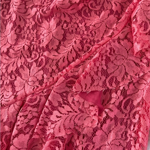 Pronovias Pink Lace Formal Dress. Size 8. - Picture 16 of 16